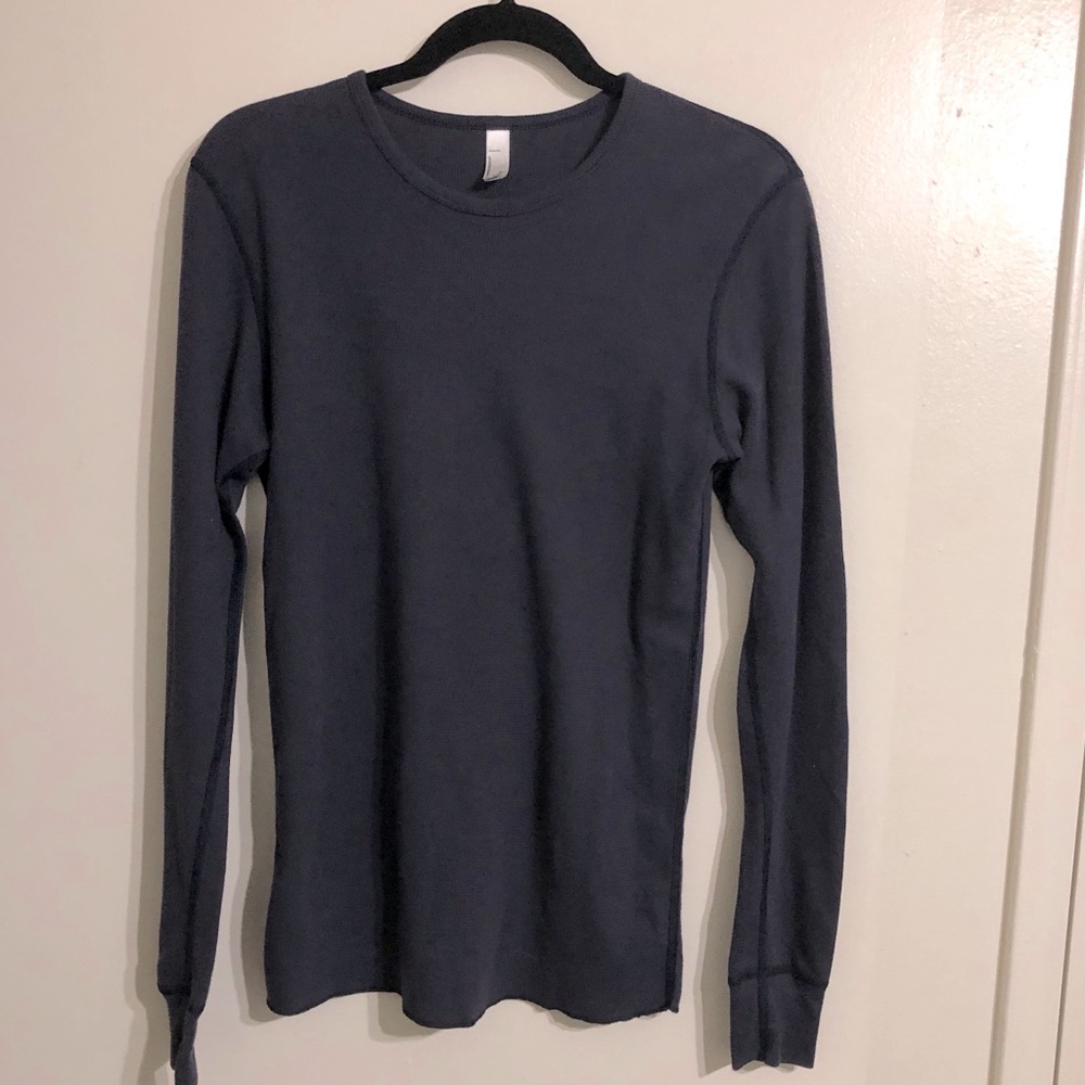 American Apparel waffle shirt